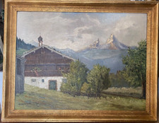 :: ÖLGEMÄLDE UNDEUTL. SIGN