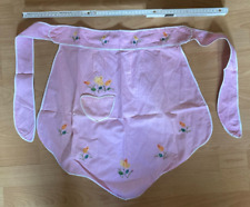 sehr schöne Schürze / Kittel in pink / rosa - 100 % Baumwolle