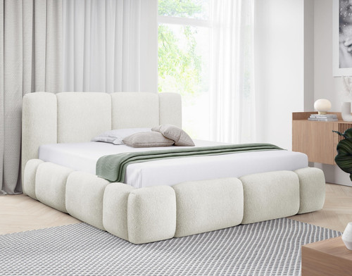 Polsterbett vefejo boucle - polsterbett,