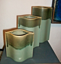 Rosenthal  3 Vasen -  Studio Linie, - Karl und Ursula Scheid - 13,18 und 22 cm