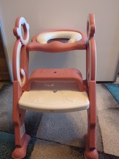 Toilettentrainer mit Treppe Lerntöpfchen Kinder Toilettensitz WC Sitz Faltbar