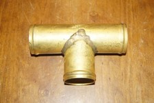 Messing T Stück für Kühlwasserheizung 38mm x 38 mm x 38 mm