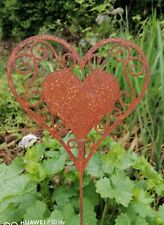 NEU! Gartenstecker Herz 75 cm