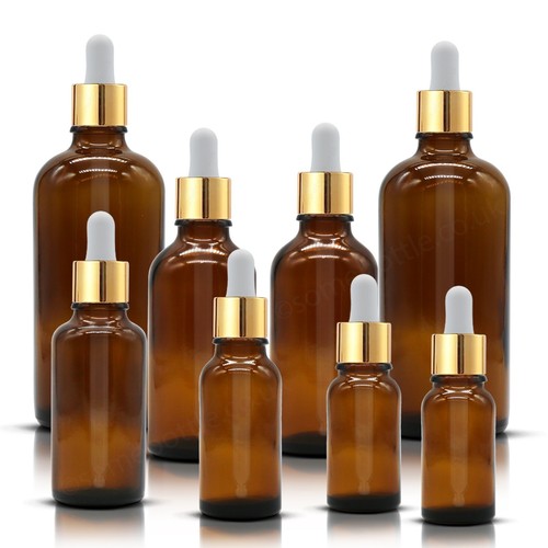 Bernstein glas tropferflasche - bernstein,