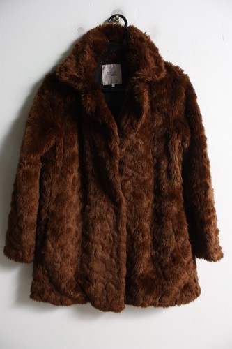 Zara damen kunstfell mantel - damen,