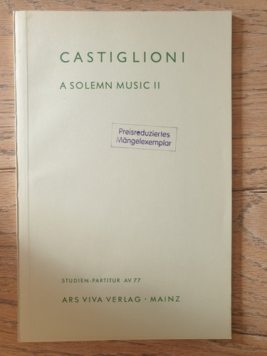 Castiglioni solemn music ii - solemn,