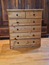 Kommode, neuwertig, 6 Schubladen, Massivholz, skandinavischer Stil