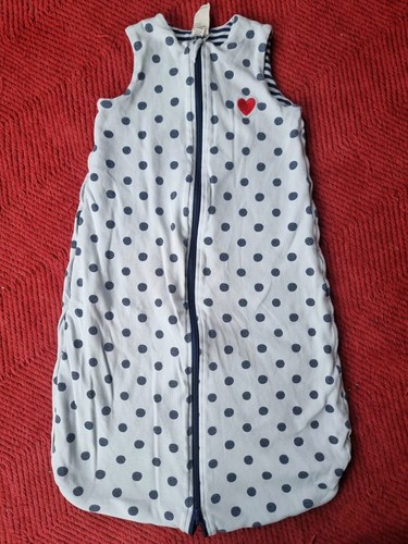 Schlafsack 1tog blau weiß - schlafsack,