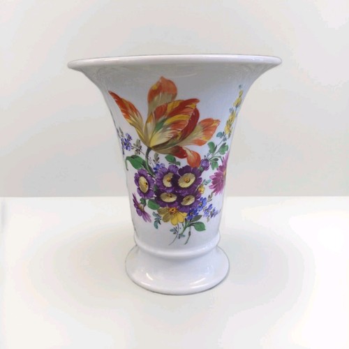 Meissen trichtervase mit - meissen,