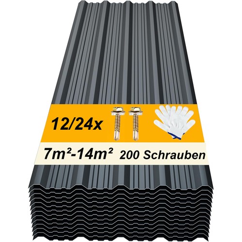12x profilblech - 12x, 7m²