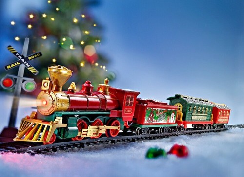 Weihnachtszug 47tlg licht - weihnachtszug,