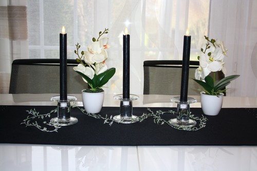 Kerzenhalter glas 3er set - glas,