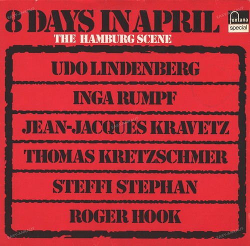The hamburg scene days - 8, in