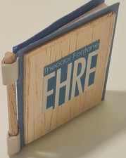 Miniaturbuch Minibuch Holz - Jahrbuch 2001 - Theodor Fontane:  Ehre