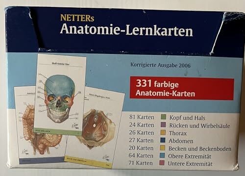 Netters anatomie lernkarten - netters, anatomie-lernkarten