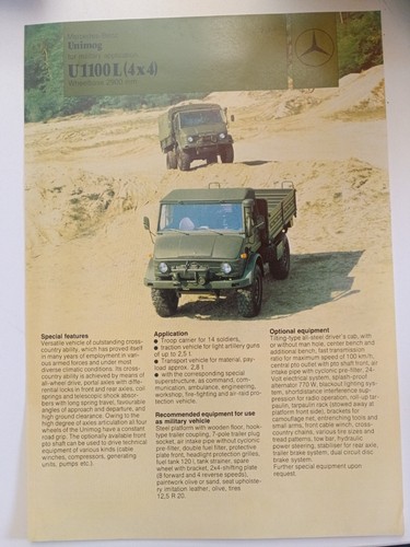 Original prospekt unimog - original,