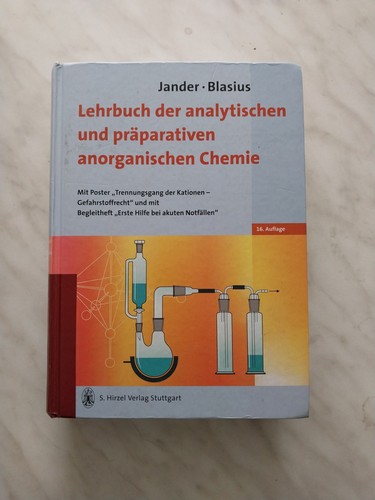 Jander blasius lehrbuch - blasius:, d