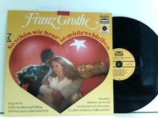 So schön wie heut so müßt es Grothe, Franz: