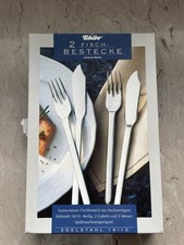 Fischbesteck Edelstahl, 4 tlg