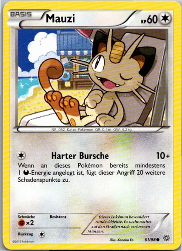 Pokemon mauzi ewiger - mauzi, 61/98