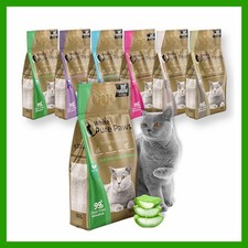 Katzenstreu 10L - 99% Staubfrei - klumpend staubfrei 6 Düfte Geruchsstop Premium