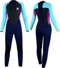 2,5mm Kinder Neoprenanzug Mädchen S 8-10 Jahre UV-Schutz 50+ Schwimmen Surfen