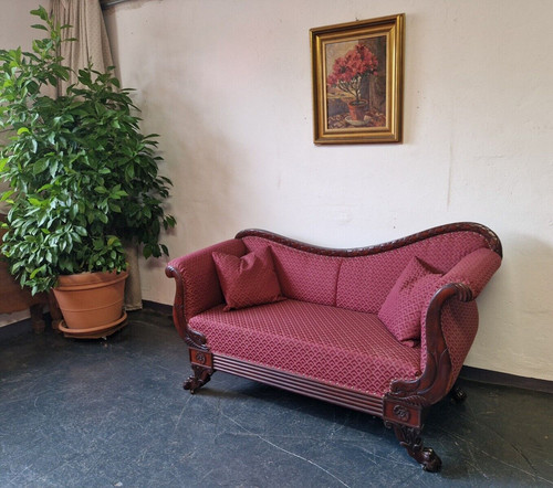 Antikes biedermeier sofa - biedermeier,