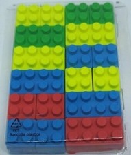 Radiergummi Set 18x Bausteine