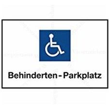 Autoaufkleber Behinderten