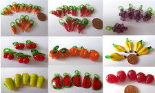 Glas Glasperle Obst Gemüse