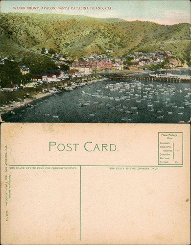 Postcard santa catalina island - postcard,