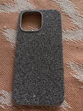 Swarovski Hülle für iPhone 15 Pro Max 6.7  Silber Glänzend