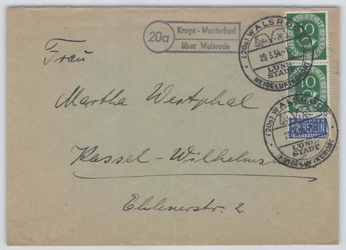 Bund landpoststempel 20a - landpoststempel,