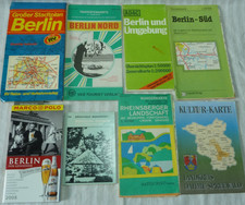 8 Stk. Landkarte Stadtplan