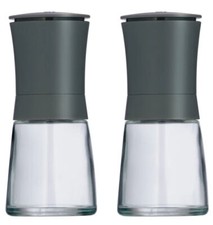 WMF Trend 14 cm Keramikmahlwerk 2-teilig Gewürzmühlen-Set - Grau (06.4823.9990)