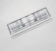 Kennzeichenhalter weiss Hochglanz Klavier Lack Hochglänzend für VW Ford Mercedes