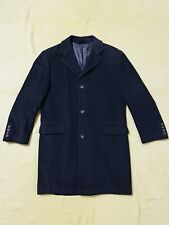 TOP Herren Wintermantel Germany Wolle Cashmere lang Gr. 48 (50) Anthrazit Mantel