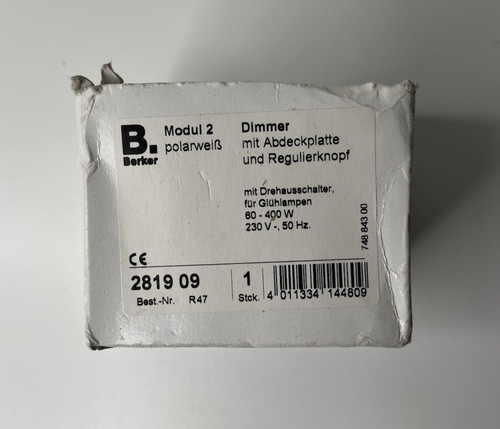 Berker 2819 dimmer mit - 2819,