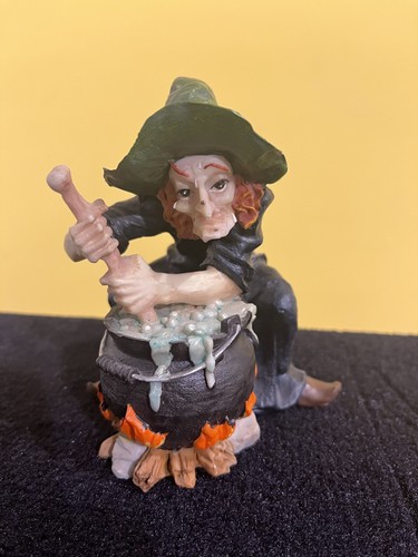 Deko figur hexe - am, hexenkessel