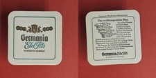 Germania Das wohltemperierte Bier Brauerei Bierdeckel Bier