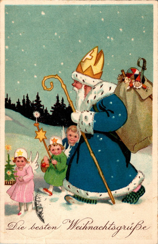 Weihnachten fröhliche - ak,