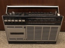 Telefunken bajazzo compact 101 Radiorekorder Cassette Recorder Kofferradio 1972