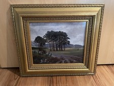 Caspar David Friedrich Porzellanbild“Der Mittag“im Holzrahmen, Edition ars mundi