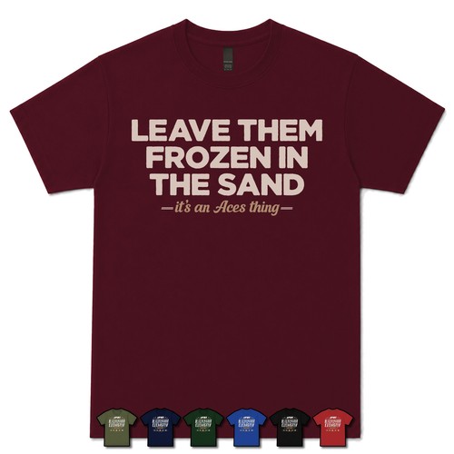 Leave them frozen - them, sand
