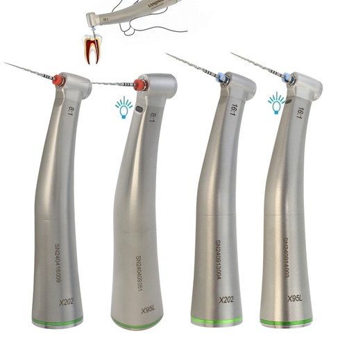 Dental winkelstück mit - mit, licht