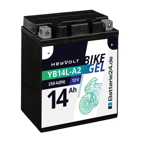Gel motorradbatterie 14ah - gel, 12v