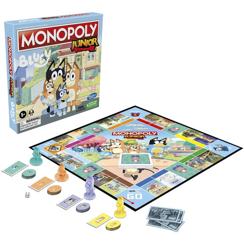 Monopoly junior bluey - monopoly,