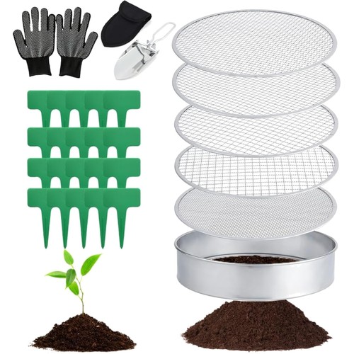 Gartensieb edelstahl 20cm inkl - gartensieb,
