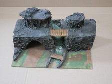 Altes Masse Diorama Wildwest Landschaft Fluss - Elastolin Lineol Erzgebirge