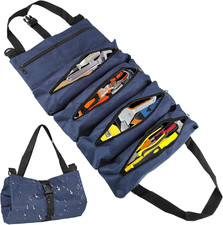 Werkzeug Rolltasche Klein Werkzeugtasche Leer Werkzeugrolle 5 Reißverschlusstasc